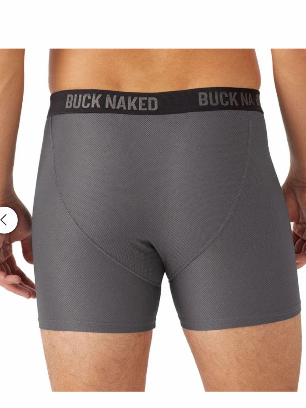 Duluth Trading Co Buck Naked Performance Boxer Briefs 3-Pack - Gray/Blue/Black - Picture 8 of 12